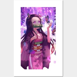 Nezuko Posters and Art